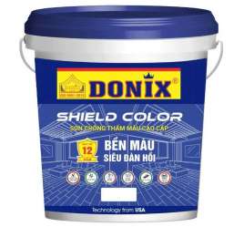 SƠN CHỐNG THẤM BỀN MÀU SIÊU ĐÀN HỒI DONIX SHIELD COLOR