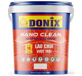 SƠN NỘI THẤT CC LAU CHÙI VƯỢT TRỘI - DONIX NANO CLEAN